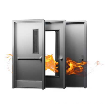 Venta en caliente La puerta exterior con calificación de la puerta de fuego con calificación de fuego de buena calidad